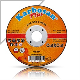 Cut & Cut Plus Kesme Diski Düz 125x1,0x22