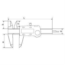 Dijital Kumpas ABS Sistemli 0-150 mm S102-1501   (T000110)