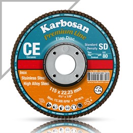 Seramik Flap Disk Konik 125x22 60Kum (CE)